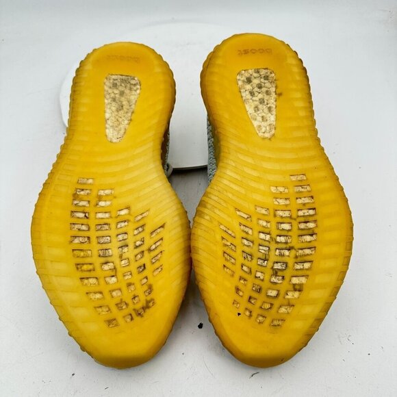 Adidas Yeezy Boost 350 V2 Men Sz 11 FW3043 Cloud White Blue Non-Reflective Shoes - Picture 8 of 11